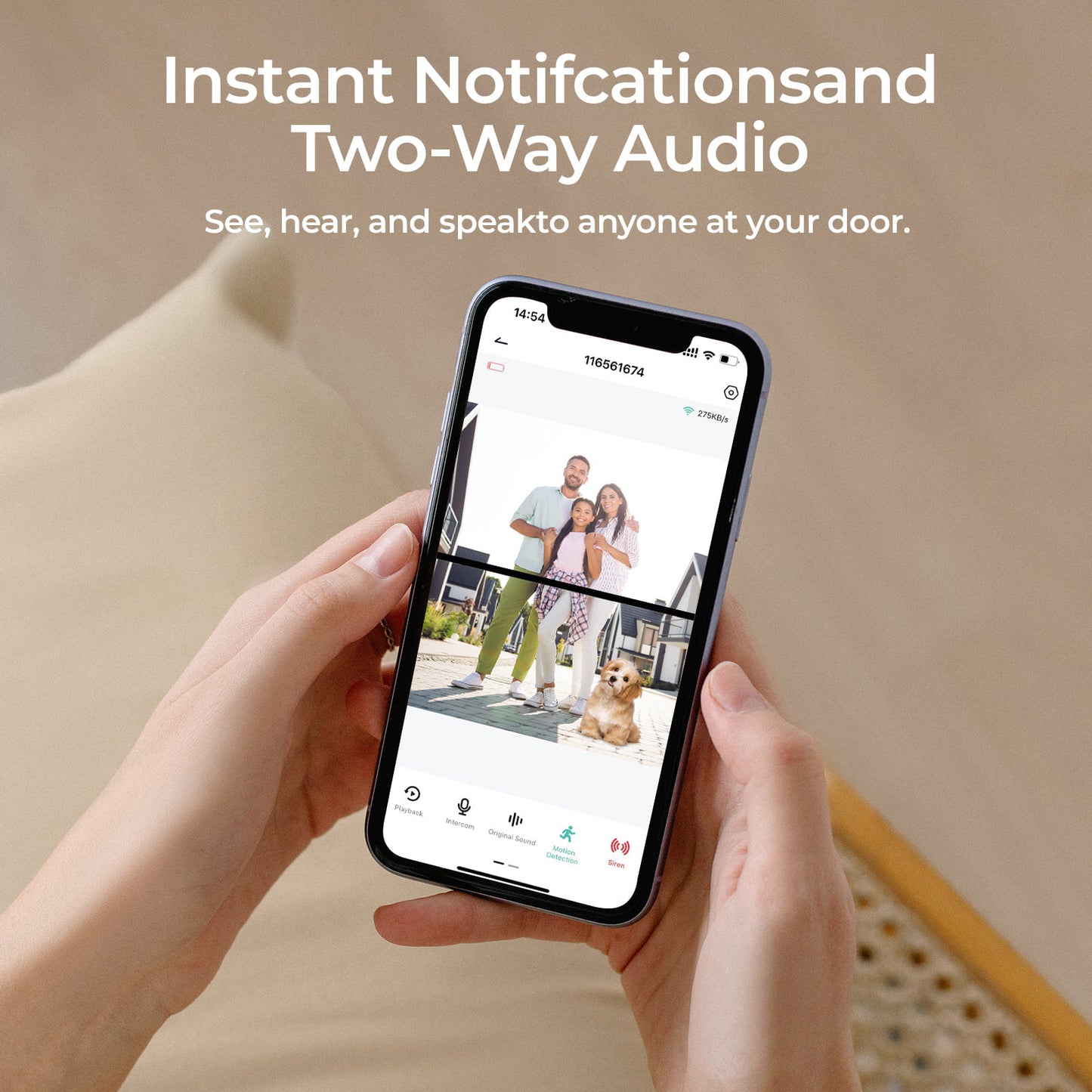 Lusano DoorBell with Dual Camera