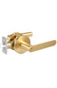 Lacasa 8331 PVD Gold Designer Bedroom Lever Lock (Without Installation)
