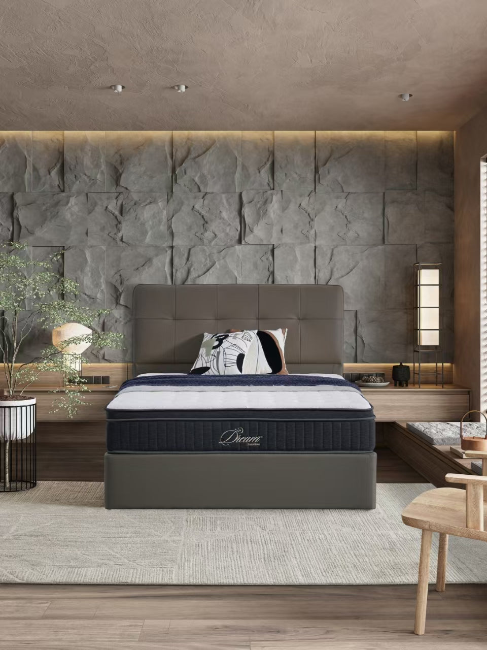 Lusano Mattress + Lusano Storage Bed Frame