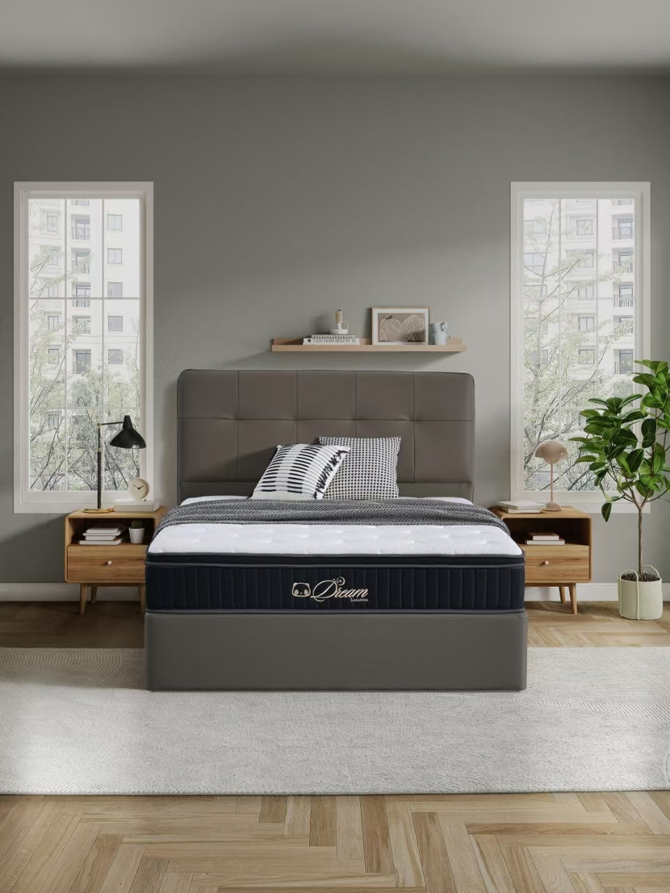 Lusano Mattress + Lusano Storage Bed Frame