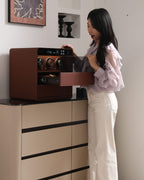 Lusano Drawer Safe with Watch Winder (3 Watches)