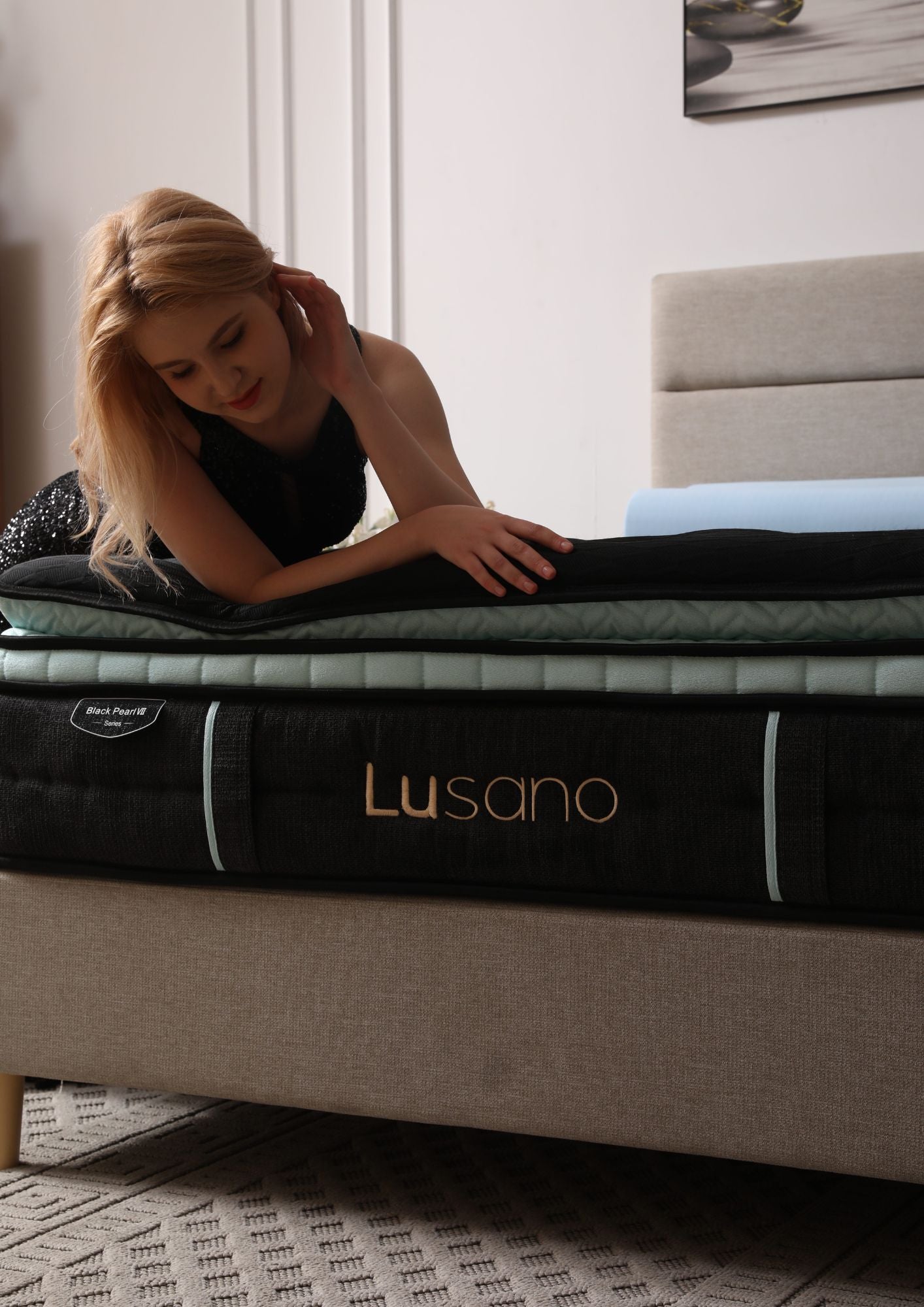 Lusano Black Pearl Mattress (7 Series) Queen Size
