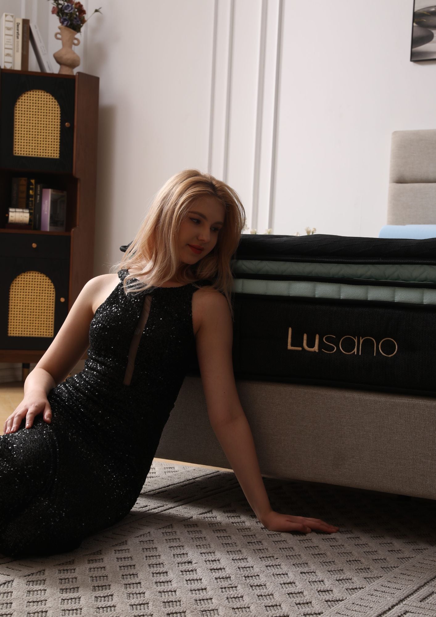 Lusano Black Pearl Mattress (7 Series) Queen Size