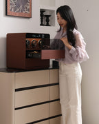 Lusano Drawer Safe with Watch Winder (3 Watches)