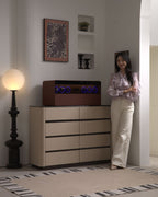 Lusano Drawer Safe with Watch Winder (6 Watches)