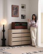 Lusano Drawer Safe with Watch Winder (6 Watches)