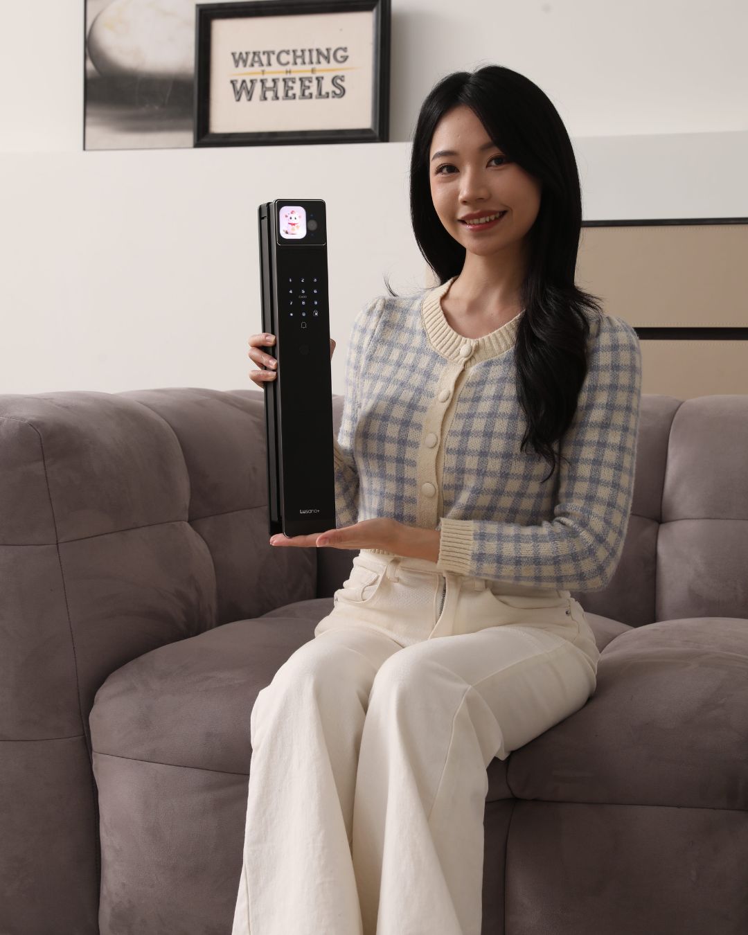 Lusano+ AI Eclipse Slim Digital Door Lock (NEW) Main image