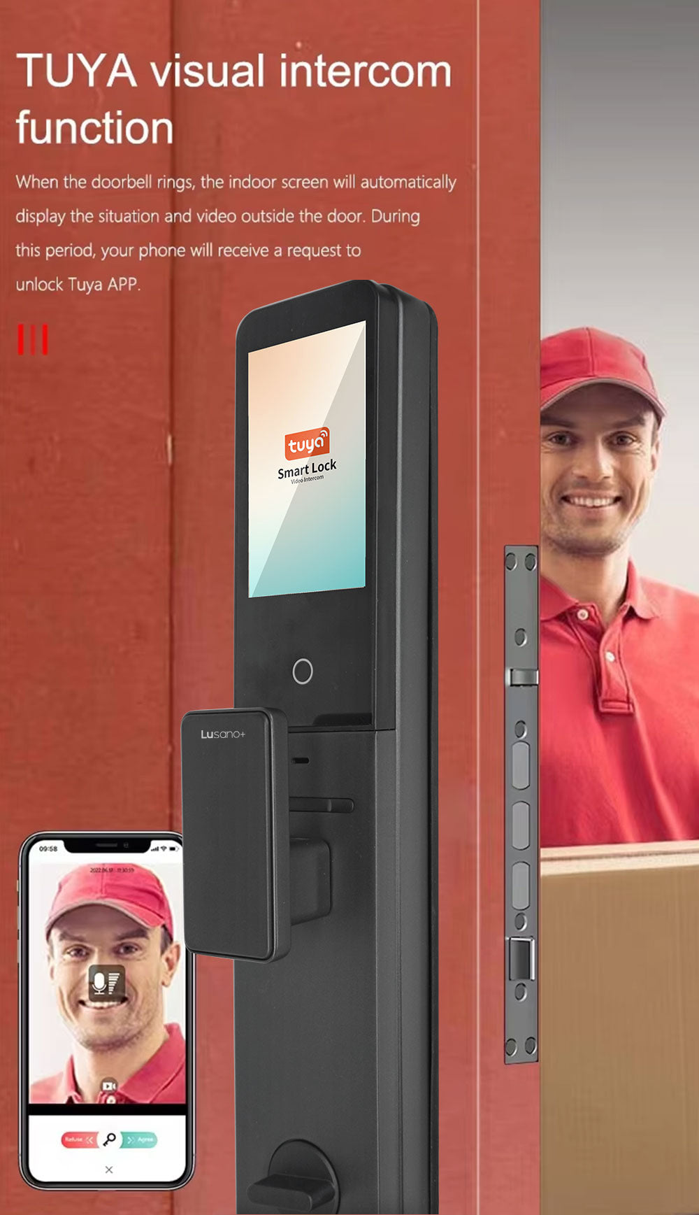 Lusano+ Jupiter Face Recognition Digital Lock 