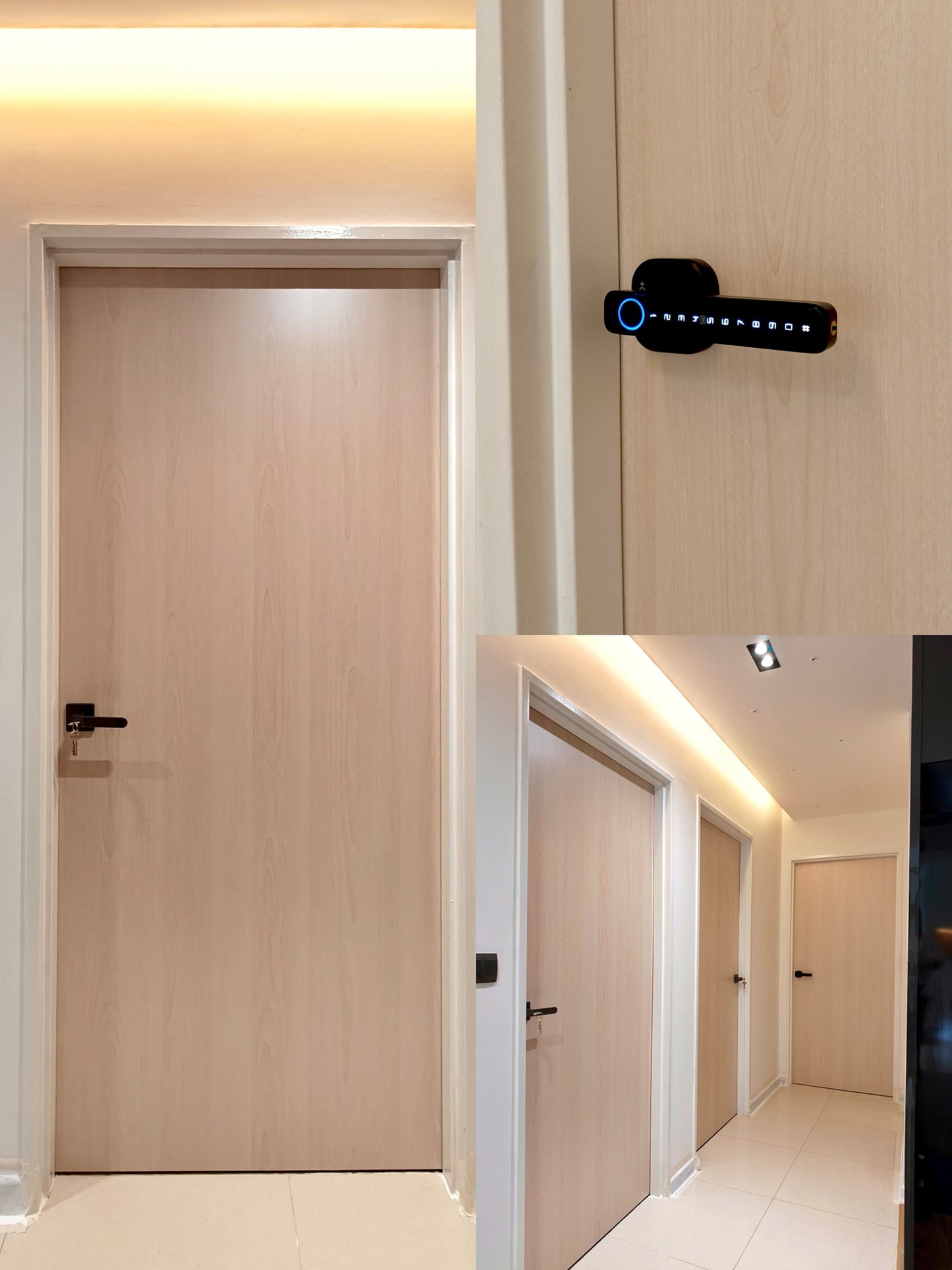 Lusano+ Bedroom Fingerprint Digital Lock for HDB / Office