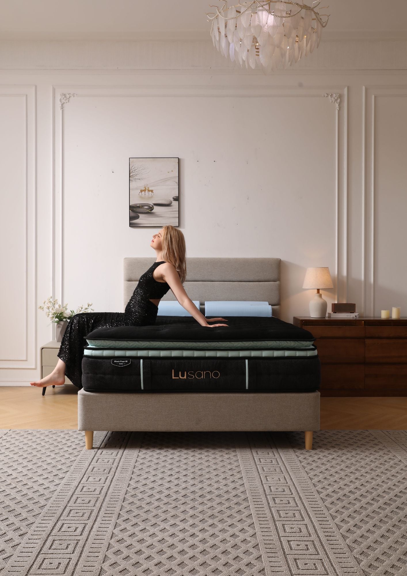 Lusano Black Pearl Mattress (7 Series) Queen Size