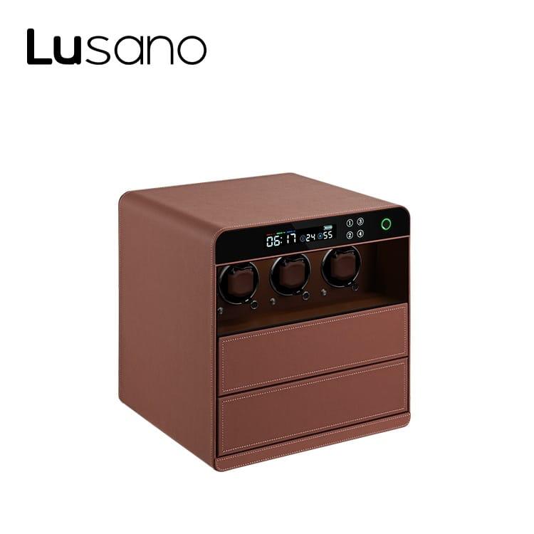 Lusano Drawer Safe with Watch Winder (3 Watches)