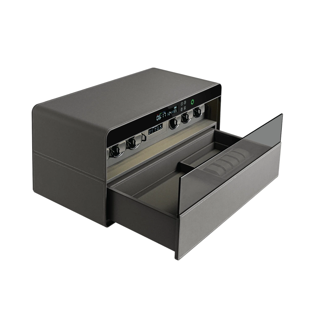Lusano Drawer Safe with Watch Winder (6 Watches)
