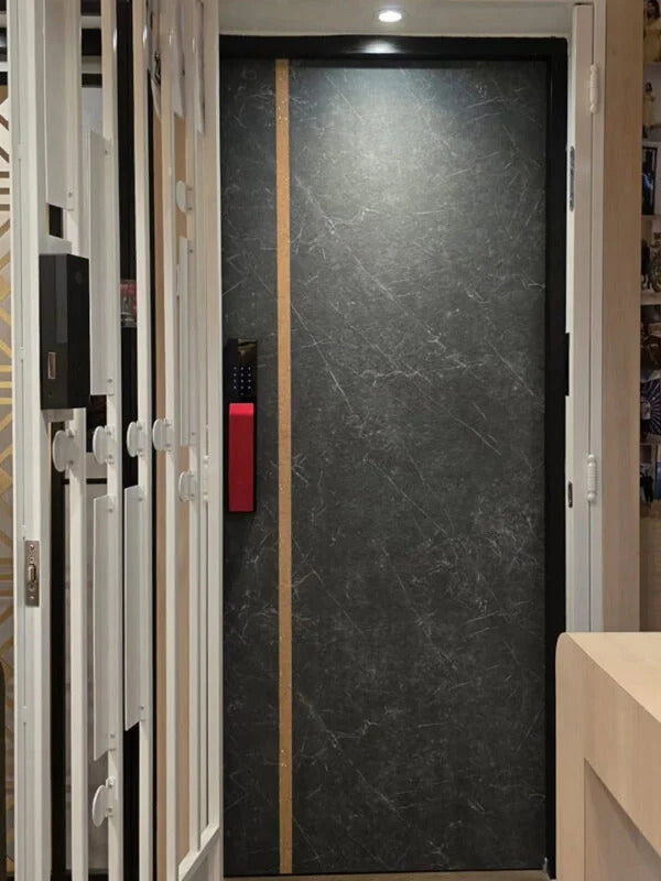 Lusano Crystalized HDB Main Door 3×7 feet Single Leaf (Decorated with Swarovski®️ Crystals) Main image