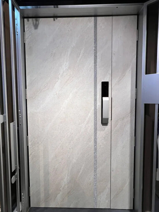 Lusano Crystalized HDB Main Door 4×7 feet Double Leaf (Decorated with Swarovski®️ Crystals) Main image